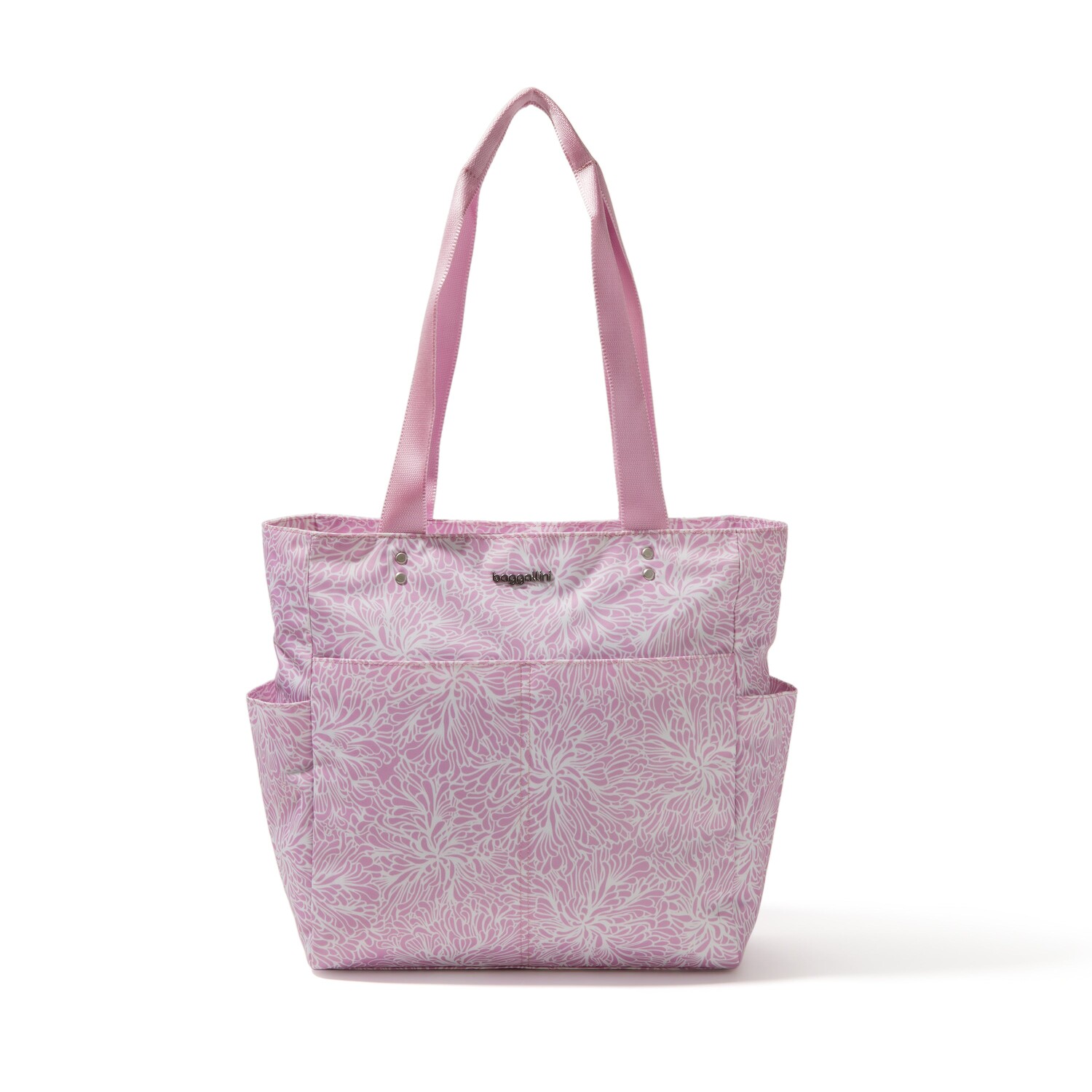 

Baggallini Женская повседневная большая сумка Carryall, цвет Pink Blossom