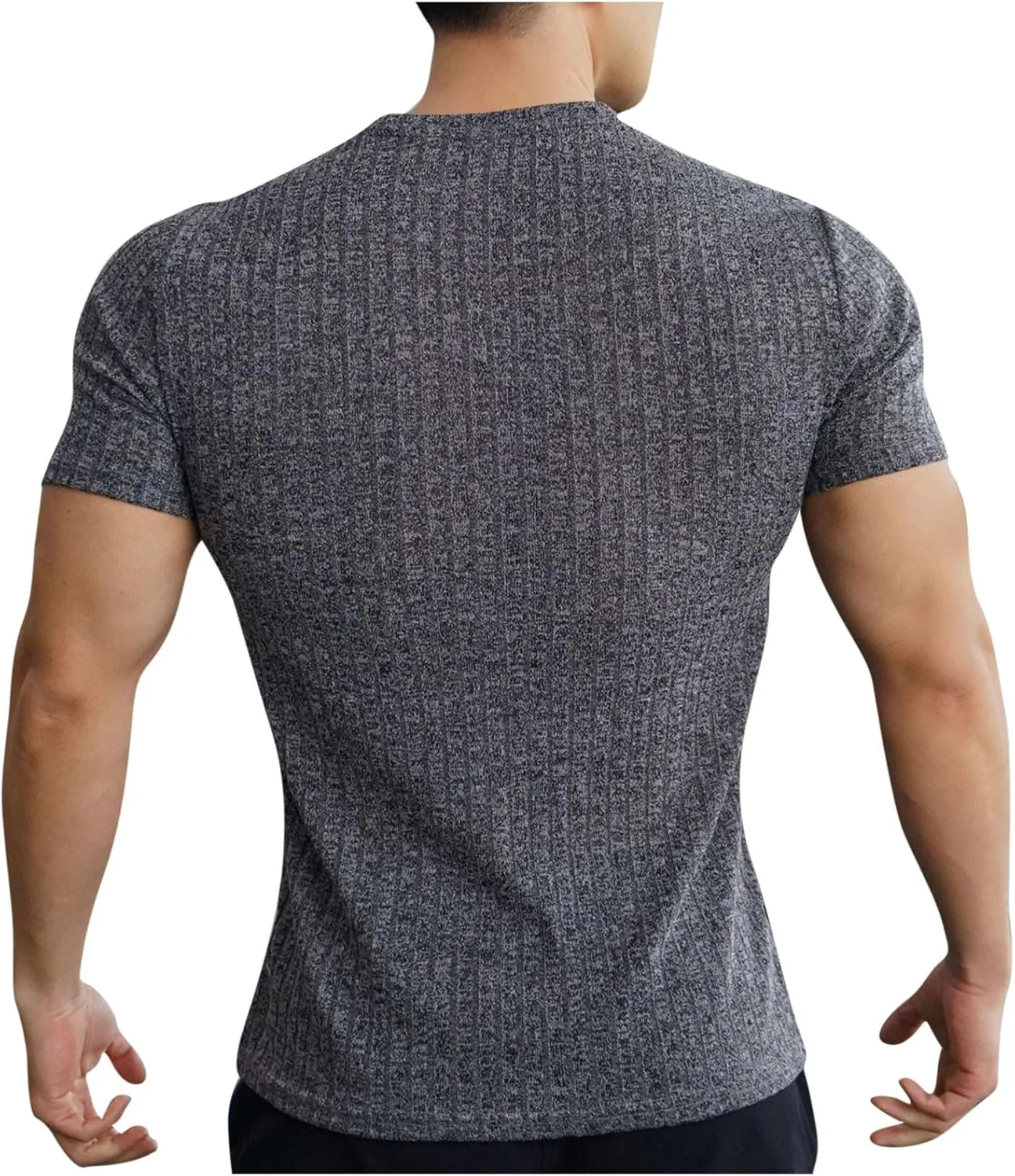 Мужская футболка с коротким рукавом Slim Fit — фото 4
