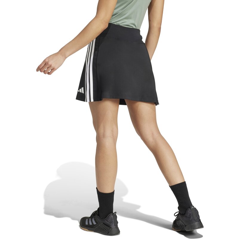 Юбка-Шорты Rock Train Essentials с тремя полосками Adidas, черный — фото 3