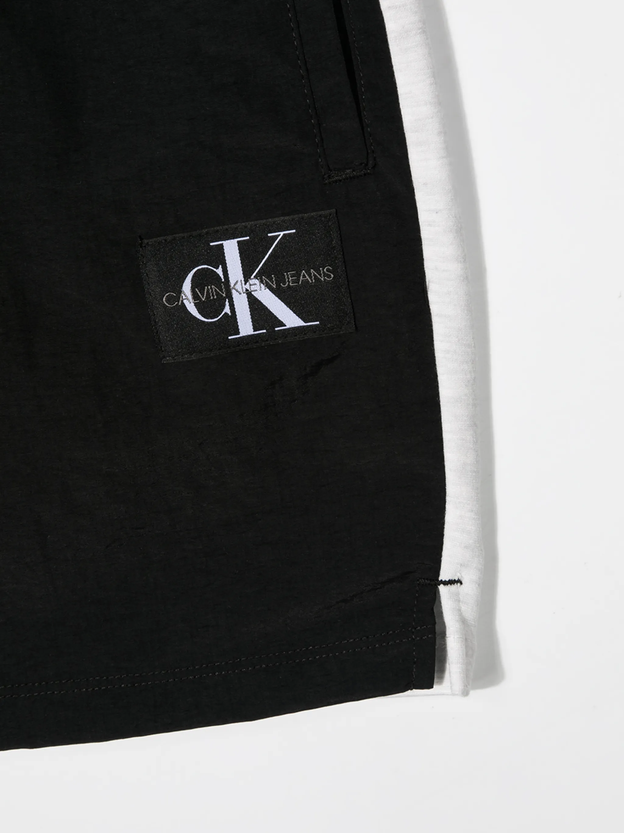 Шорты с логотипом на поясе Calvin Klein Kids, черный — фото 3