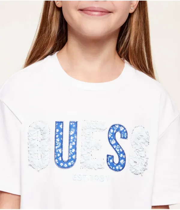 Футболка regular fit Guess, белый — фото 4