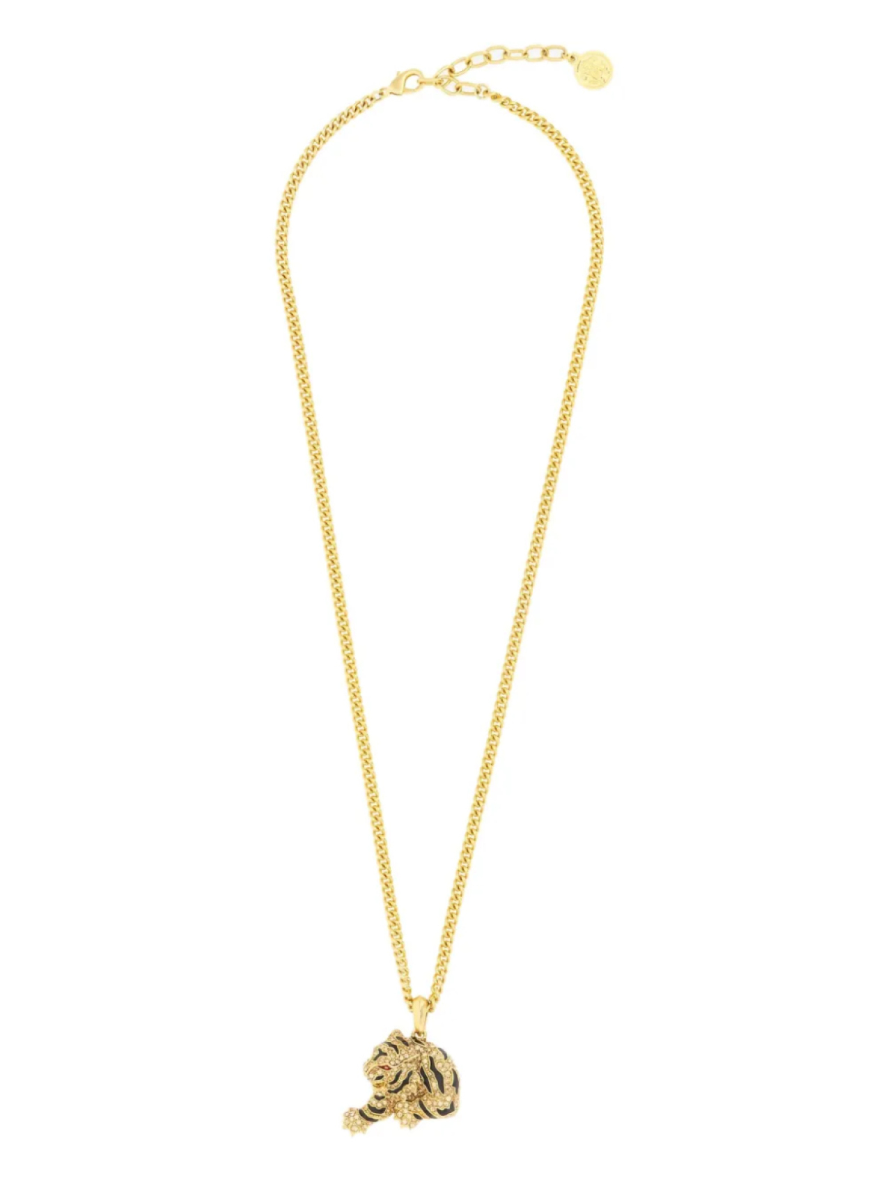

Ожерелье с подвеской в виде тигра Roberto Cavalli, золотой