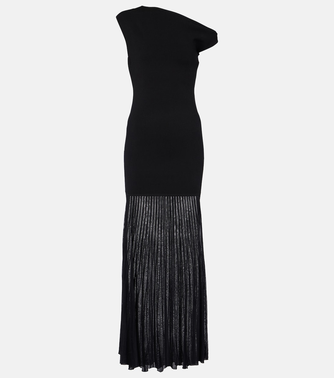 

Платье макси на одно плечо Indigo Twist SIR, черный