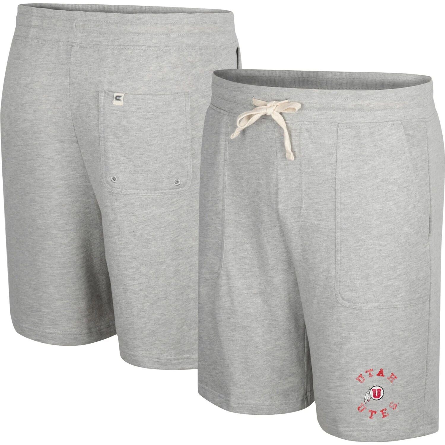 

Мужские махровые шорты Heather Grey Utah Utes Love To Hear This Colosseum