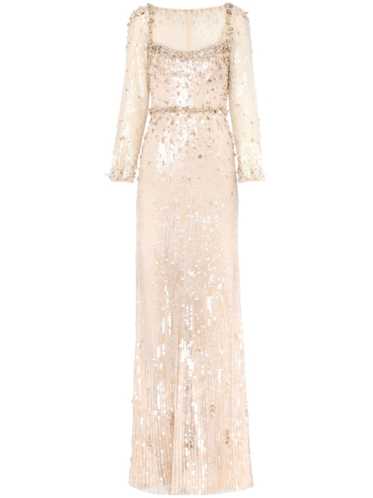 

Платье Kestra Jenny Packham, нейтральный цвет