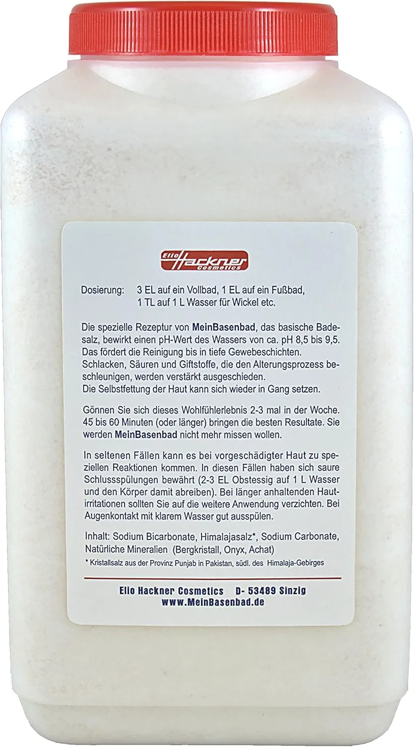 Соль для ванн ElioHackner Cosmetics My Base Bath с гималайской солью и натуральными минералами, 3 кг Meinbasenbad — фото 2