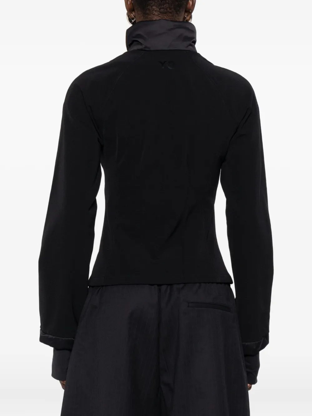 Стеганая куртка на молнии Y-3, черный — фото 4