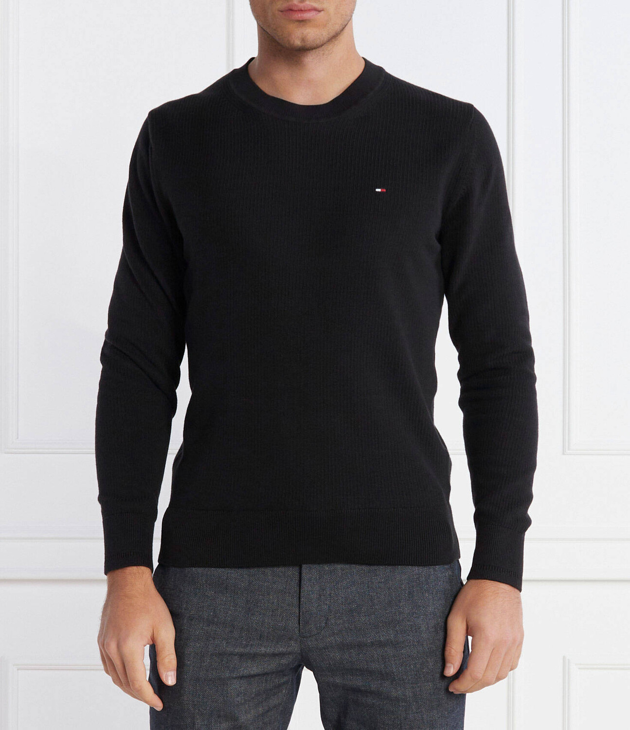 

Свитер Tommy Hilfiger CHAIN RIDGE STRUCTURE, черный