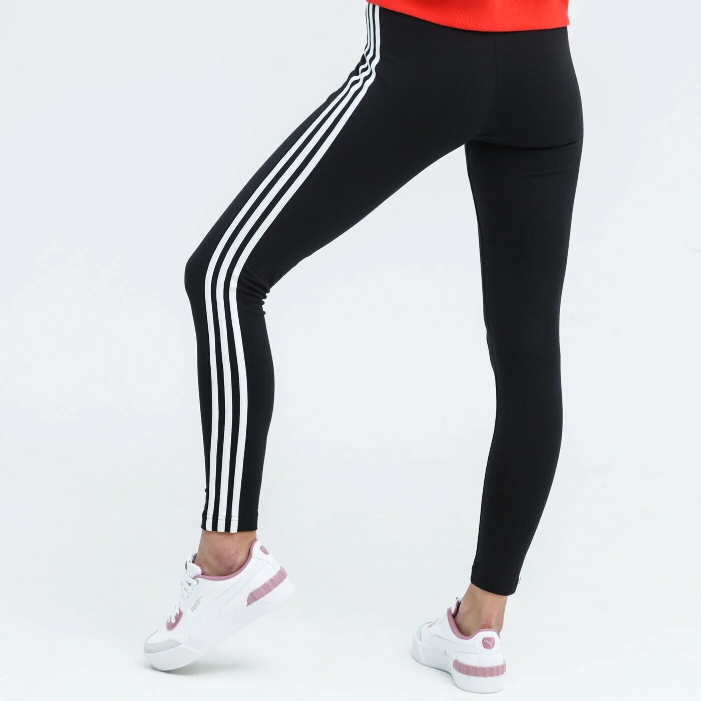Леггинсы Adidas 3S, черный — фото 2