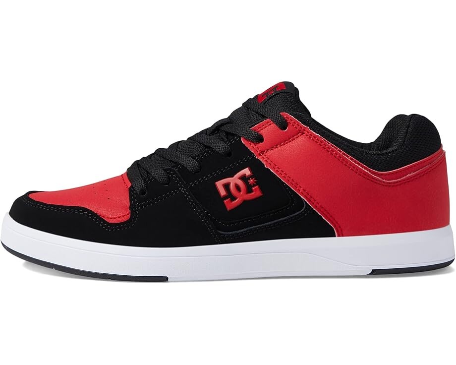 Кроссовки DC Cure Casual Low Top Skate Shoes Sneakers, цвет Black/Red/Black — фото 4