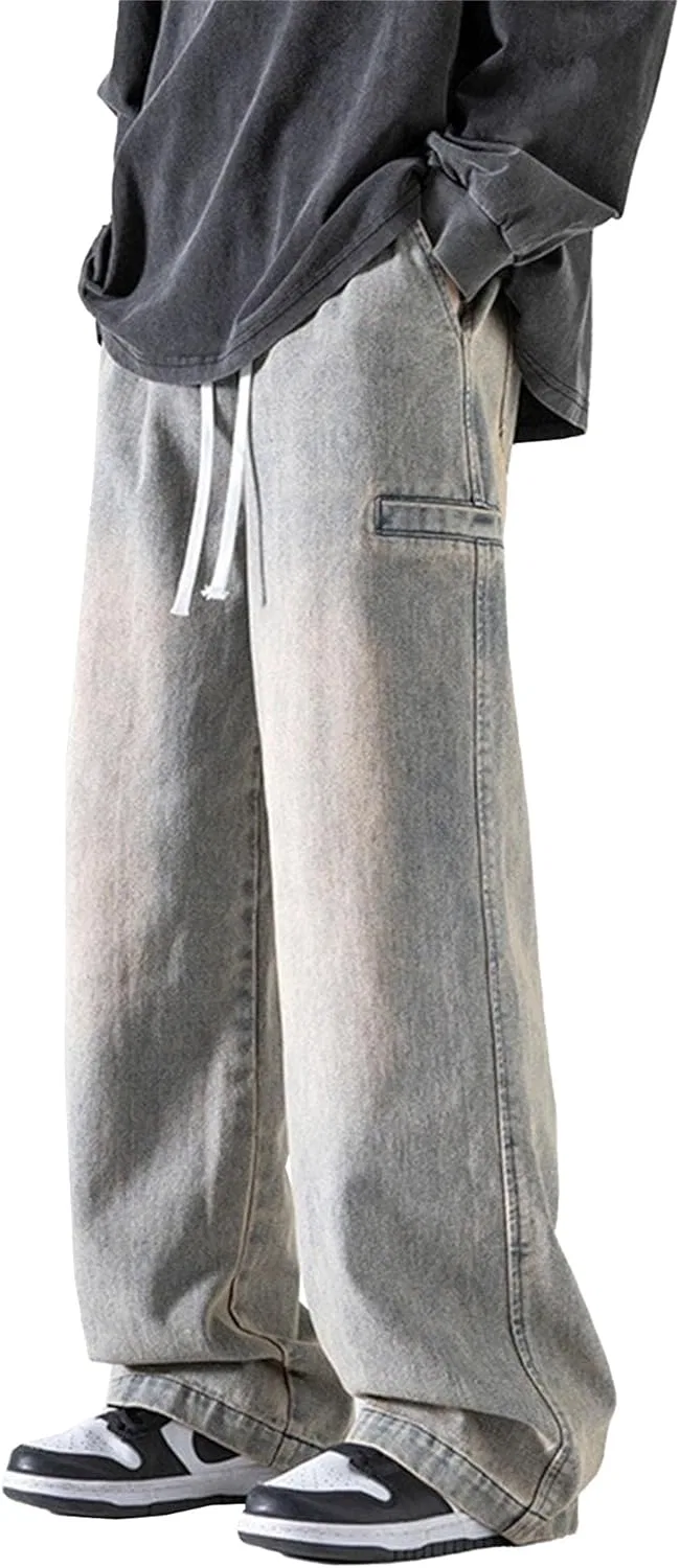 Джинсы прямые slim, коричневый