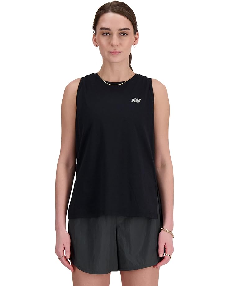 

Майка New Balance New Balance Sport Essentials Heathertech Tank, черный