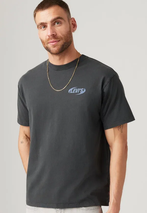 Футболка с принтом Levi'S Vintage fit tee, цвет индиго ночь/темный сланец — фото 3