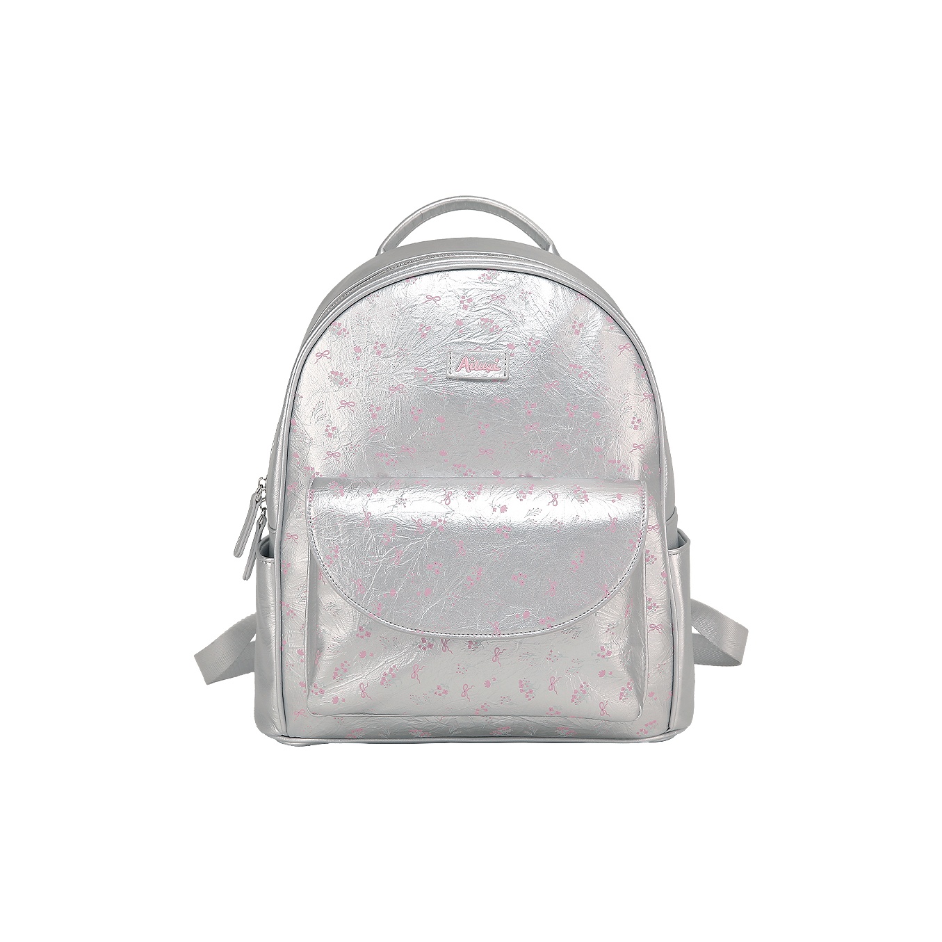 

AILUXI Женский рюкзак серебристый, Crystal Pink Silver Large