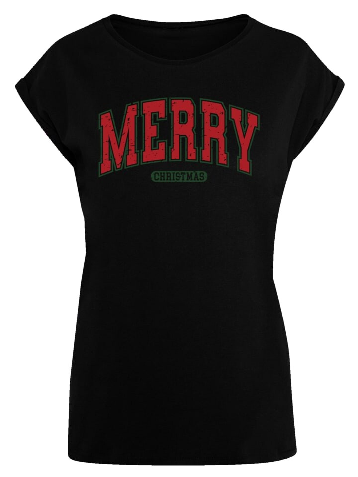 

Футболка F4NT4STIC T-Shirt Weihnachten Varsity Retro, черный