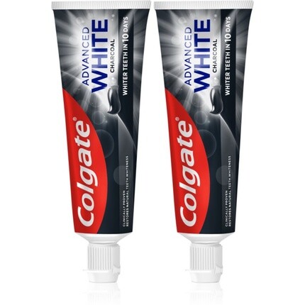 

Colgate Advanced White Charcoal Отбеливающая зубная паста 2x75 мл