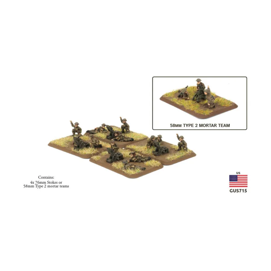 

Взвод траншейных минометов, Flames of War - WWII - United States - Infantry