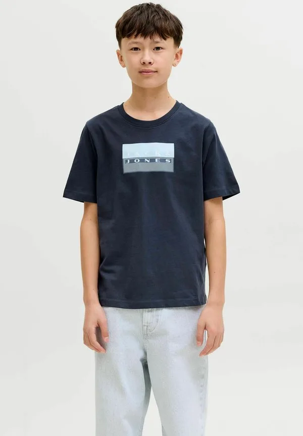 Футболка с принтом в горошек jcofusion ss cn sn jnr print t-shirt Jack & Jones Junior, Outer Space — фото 2