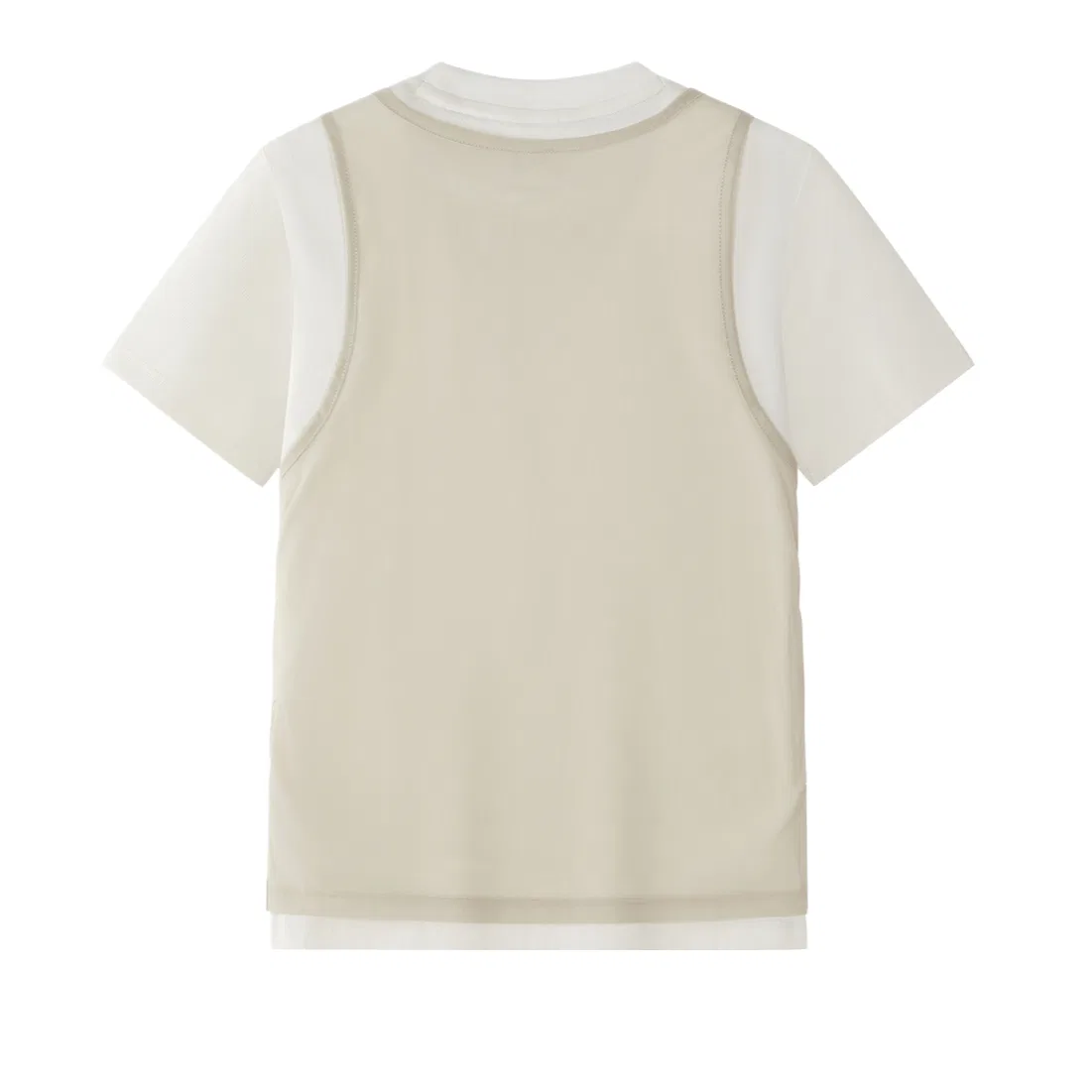 Футболка с круглым вырезом Moderate FILA KIDS, Heron White — фото 3