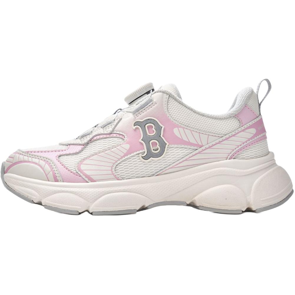 

MLB Бостон ред сокс нескользящие устойчивые к истиранию низкие детские повседневные кроссовки white pink для подростков