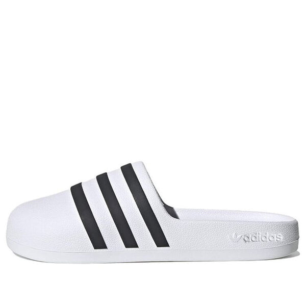 

Тапочки adifom adilette slide 'white black' Adidas, белый