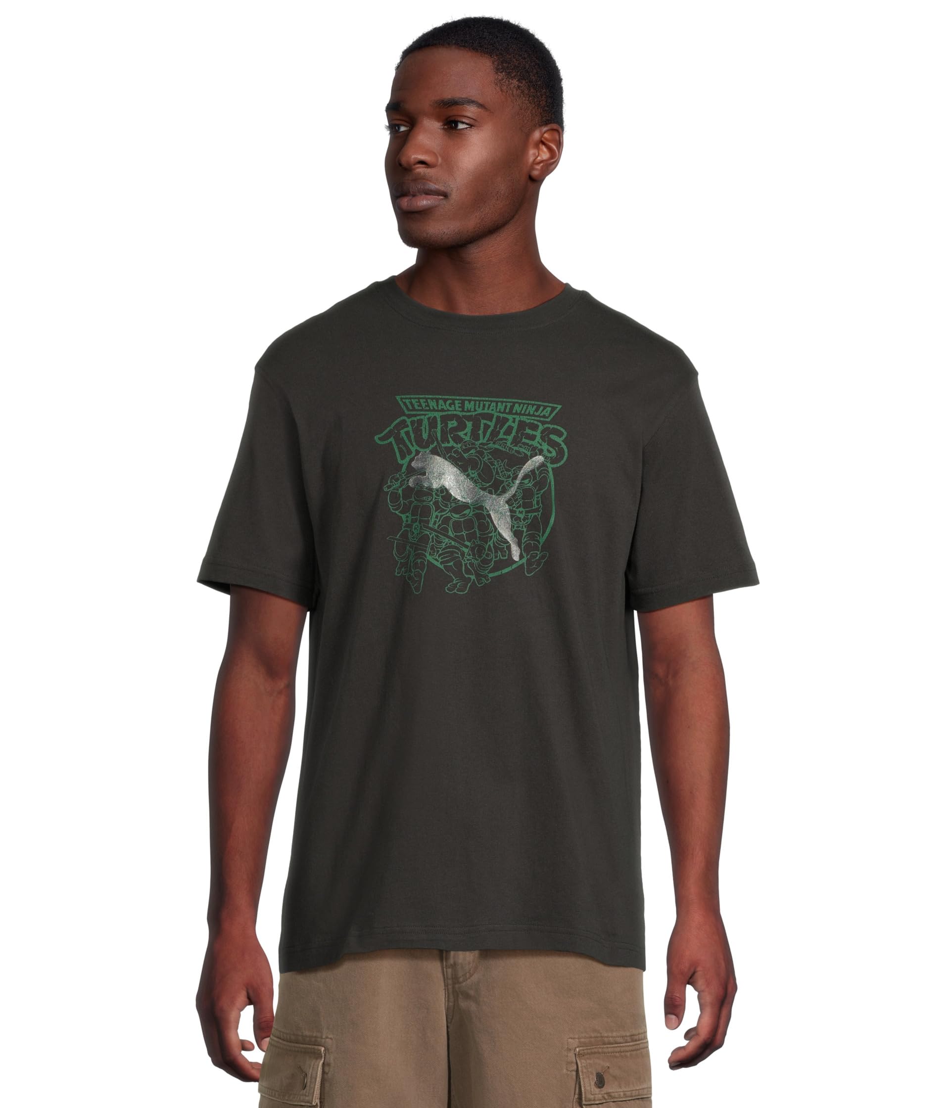 

Футболка PUMA Teenage Mutant Ninja Turtles Relaxed Graphic T-Shirt, Puma Black