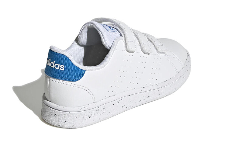 Детские кроссовки для скейтбординга ADVANTAGE PS Low-top Белый/Королевский синий Adidas Neo — фото 4