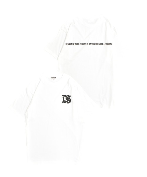 

DOUBLE STEAL Футболка, крой оверсайз, бренд DS One Point, цвет белый