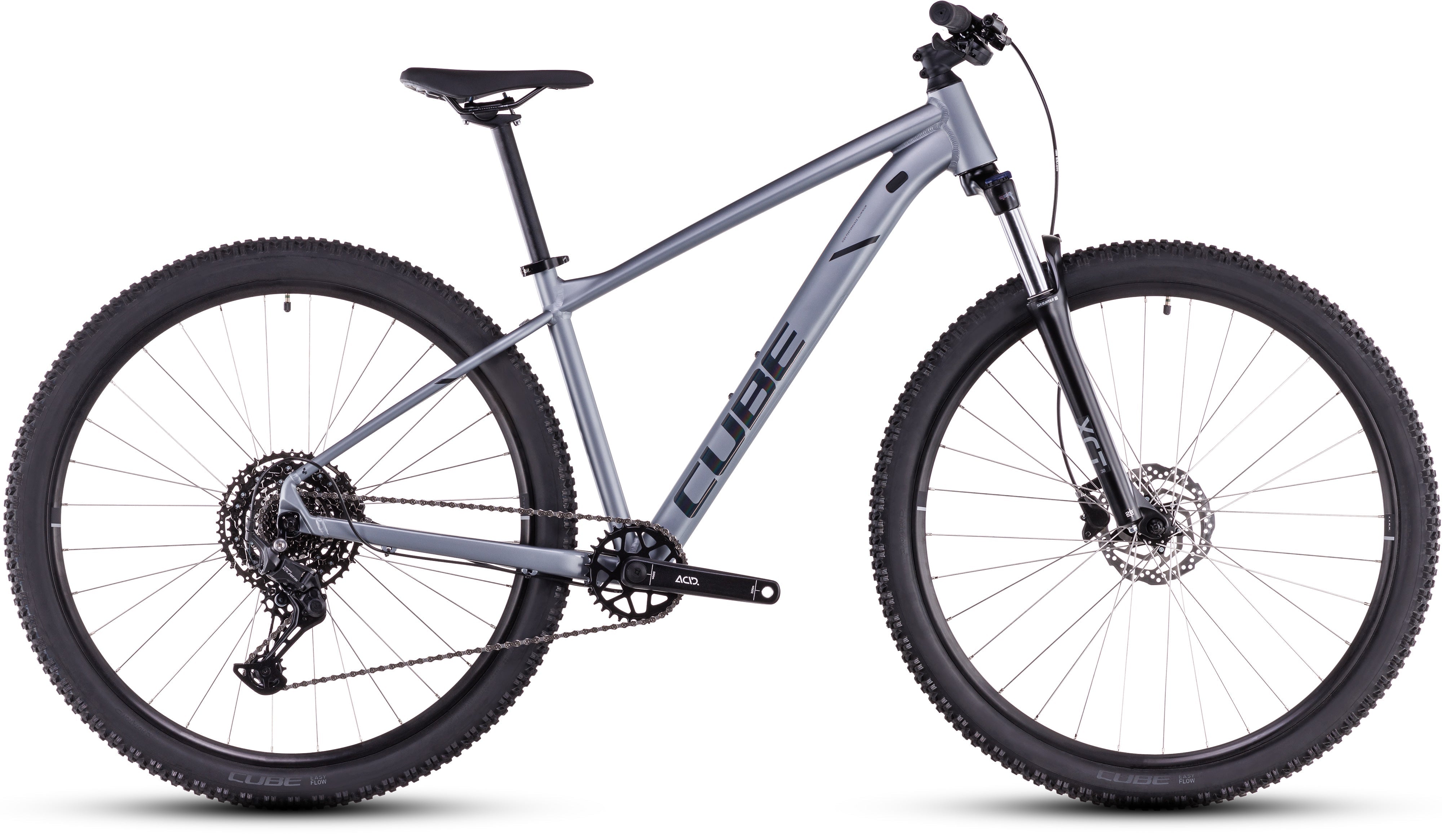 

Горный велосипед Cube Aim Race slategrey´n´rainbowblack (2025)