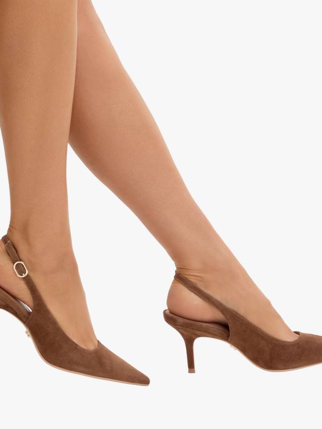 Элегантные замшевые туфли-лодочки на каблуке Carvela, Brown — фото 2
