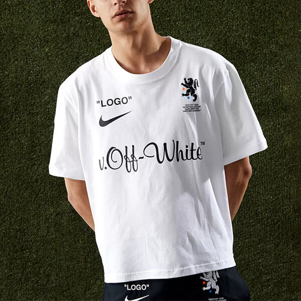Футболка x off-white mercurial nrg x t-shirt 'white' Nike, черный — фото 3