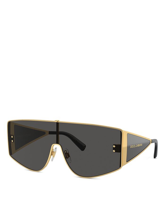 

Солнцезащитные очки Dolce & Gabbana Sharp прямоугольной формы, 144 мм, золотой