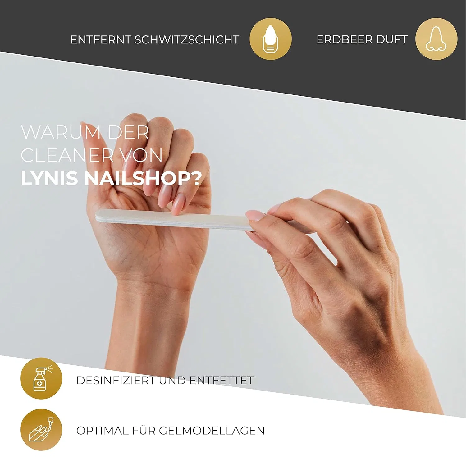 Очиститель для ногтей Lynis Nailshop.de 1000 мл Lynis Nailshop — фото 4