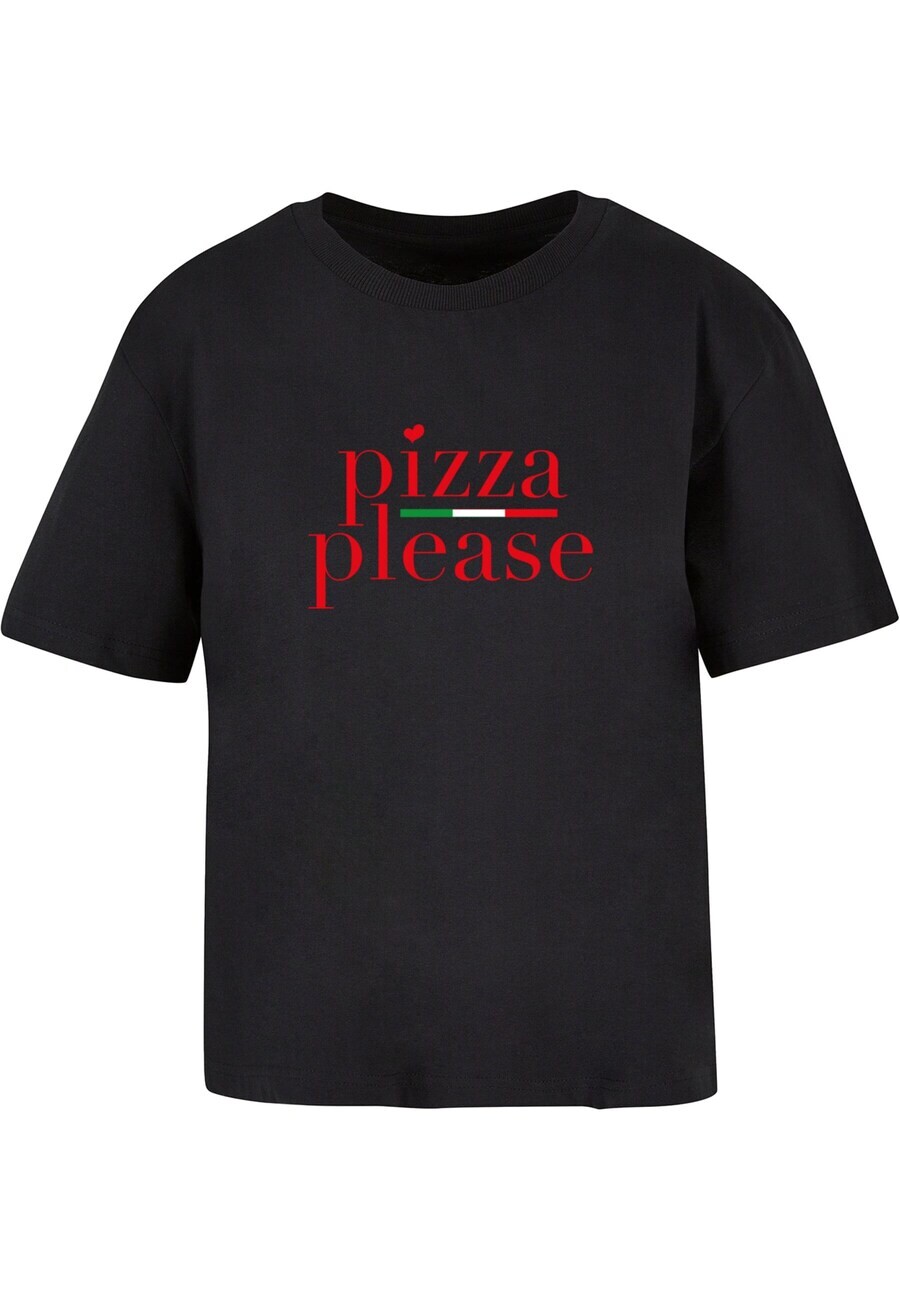 

Футболка Miss Tee Shirt Pizza Please, черный
