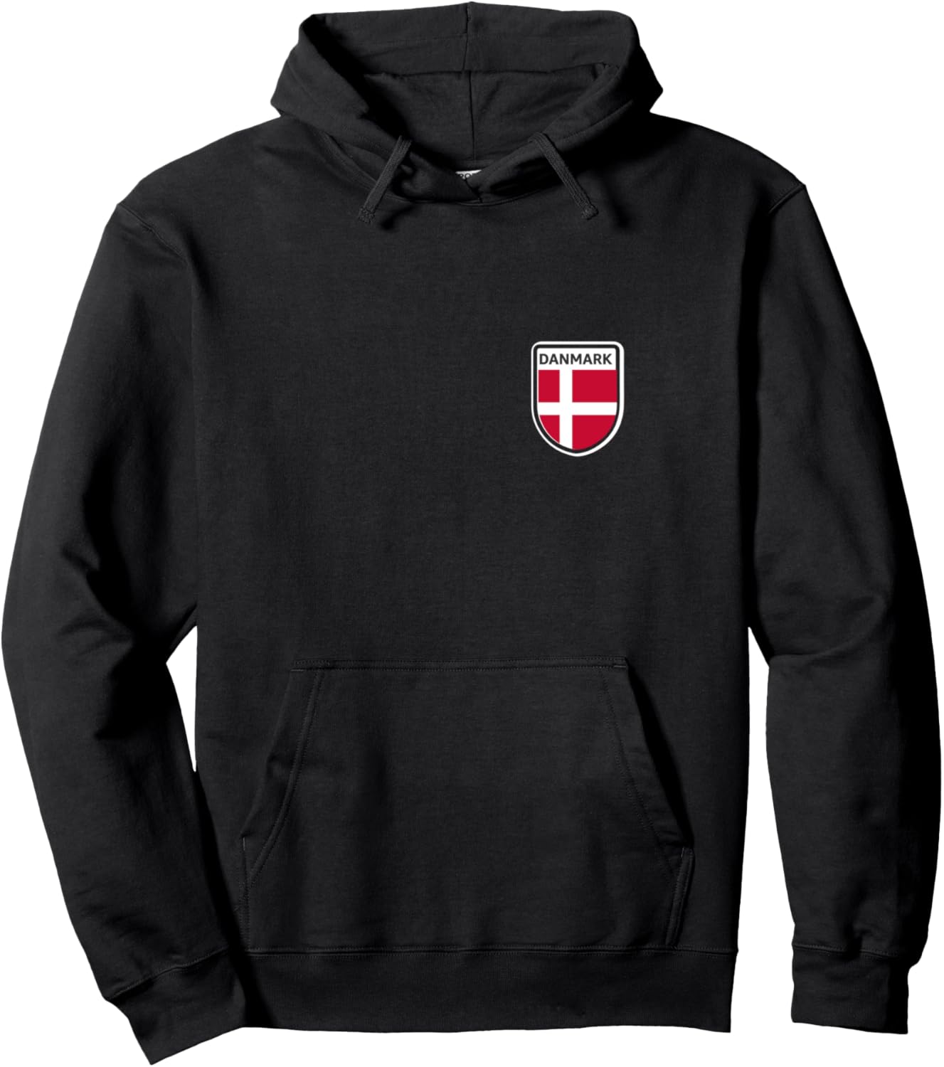 

Толстовка с флагом Дании Denmark, черный