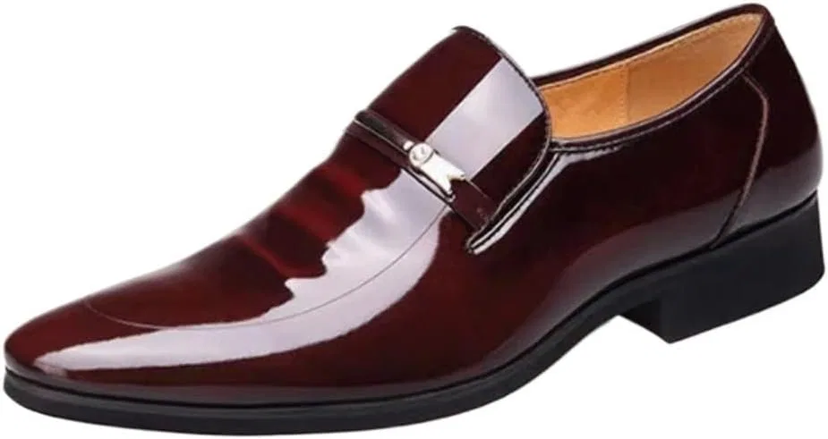 Лоферы кожаные Faux Leather Classic, коричневый UOPYNE
