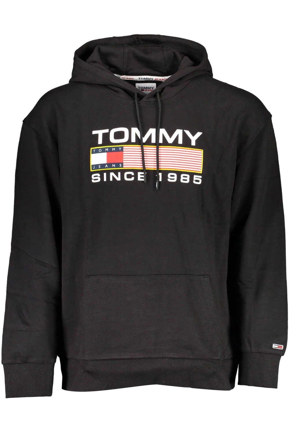 

Черный хлопковый мужской свитер Tommy Hilfiger