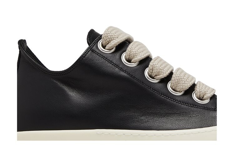 Кроссовки Rick Owens Porterville Jumbo Laced Low, цвет Black Pearl — фото 2