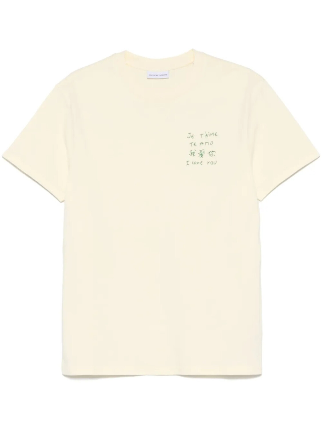 

Футболка Maison Labiche Popin Je T'aime, желтый