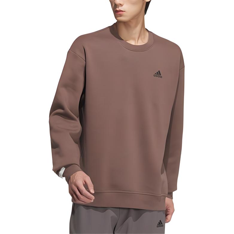 Футболка унисекс Stratum темного землисто-коричневого/черного цвета Adidas — фото 2