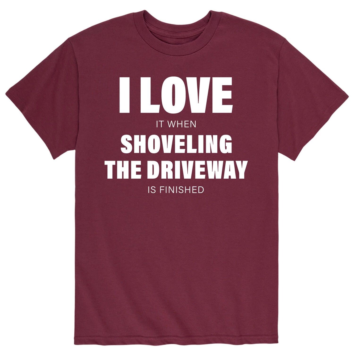 

Мужская футболка Love Shoveling The Driveway Licensed Character