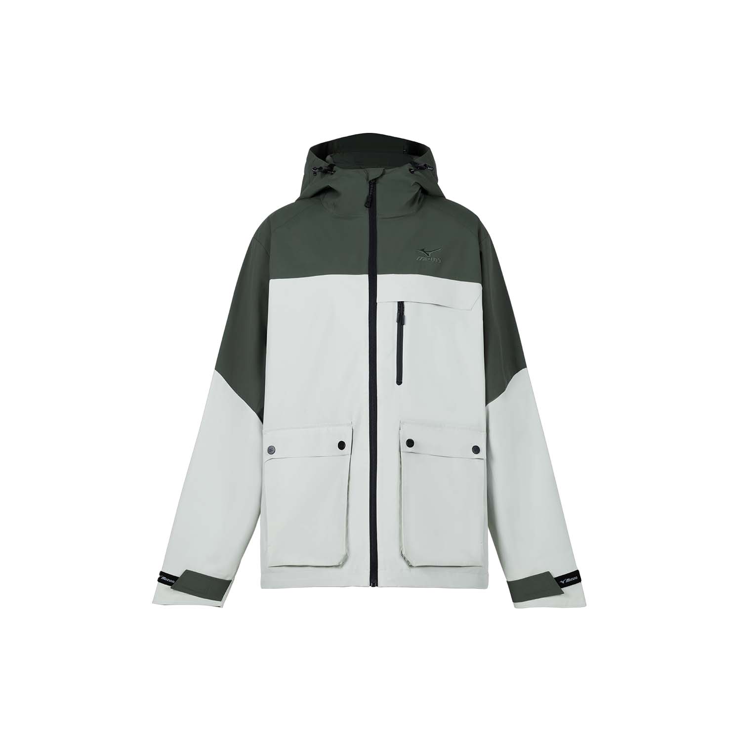 

Mizuno Водонепроницаемая, ветрозащитная и дышащая ветровка Unisex, Forest Green+Pea Green