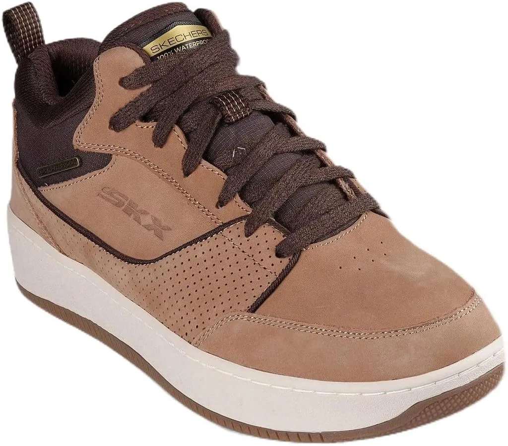Мужские кроссовки Skechers Sport Court 2.0 Strong, Wheat Coloured Nubuck Leather Mesh Rubber Trim