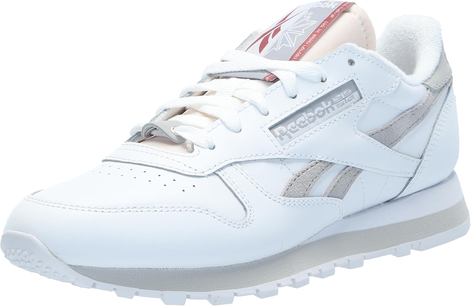 

Мужские кроссовки Reebok Classic Leather, белый/серый