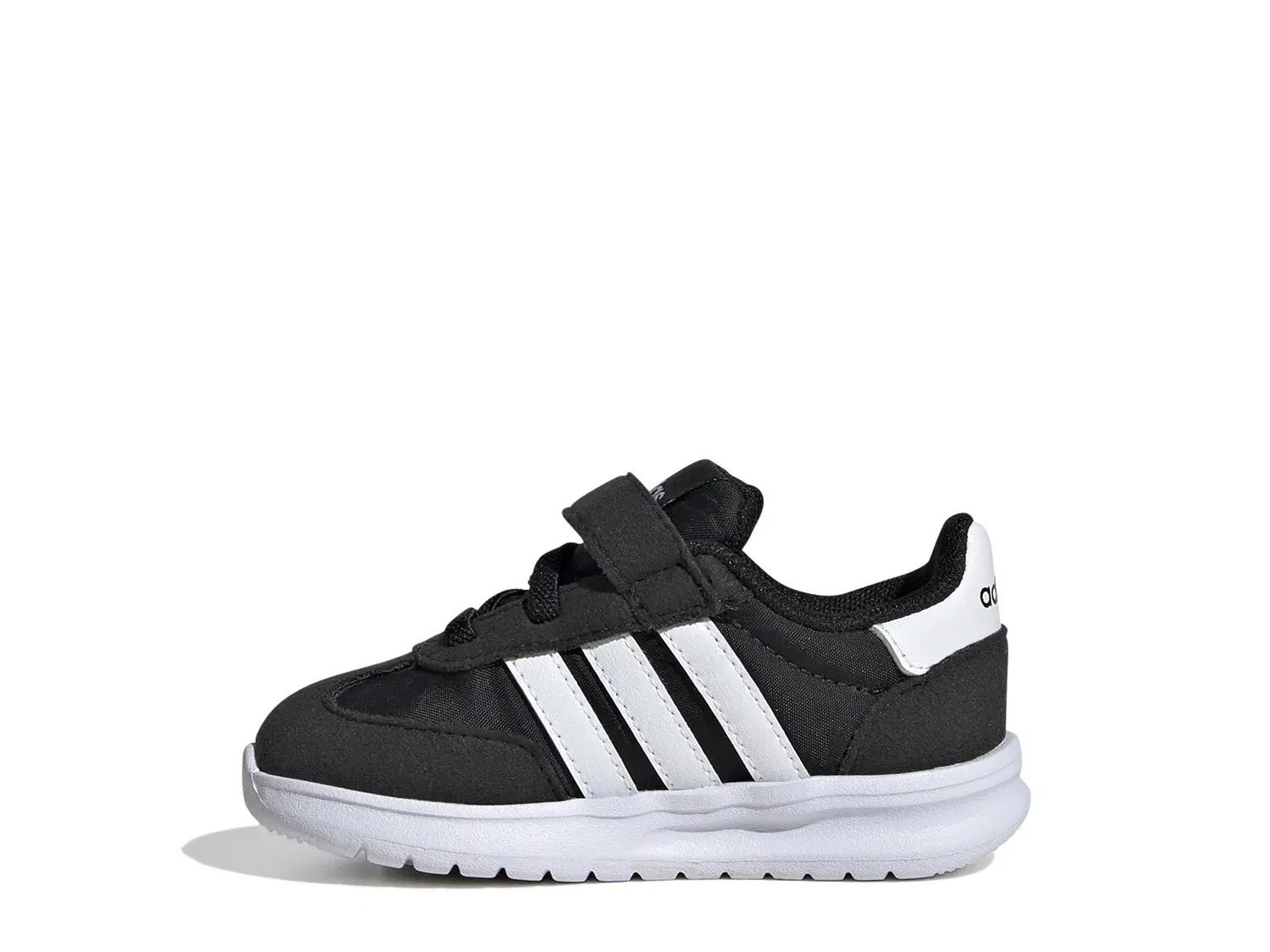 Кроссовки Adidas Run '70s 2.0 — детские, черно-белые — фото 2