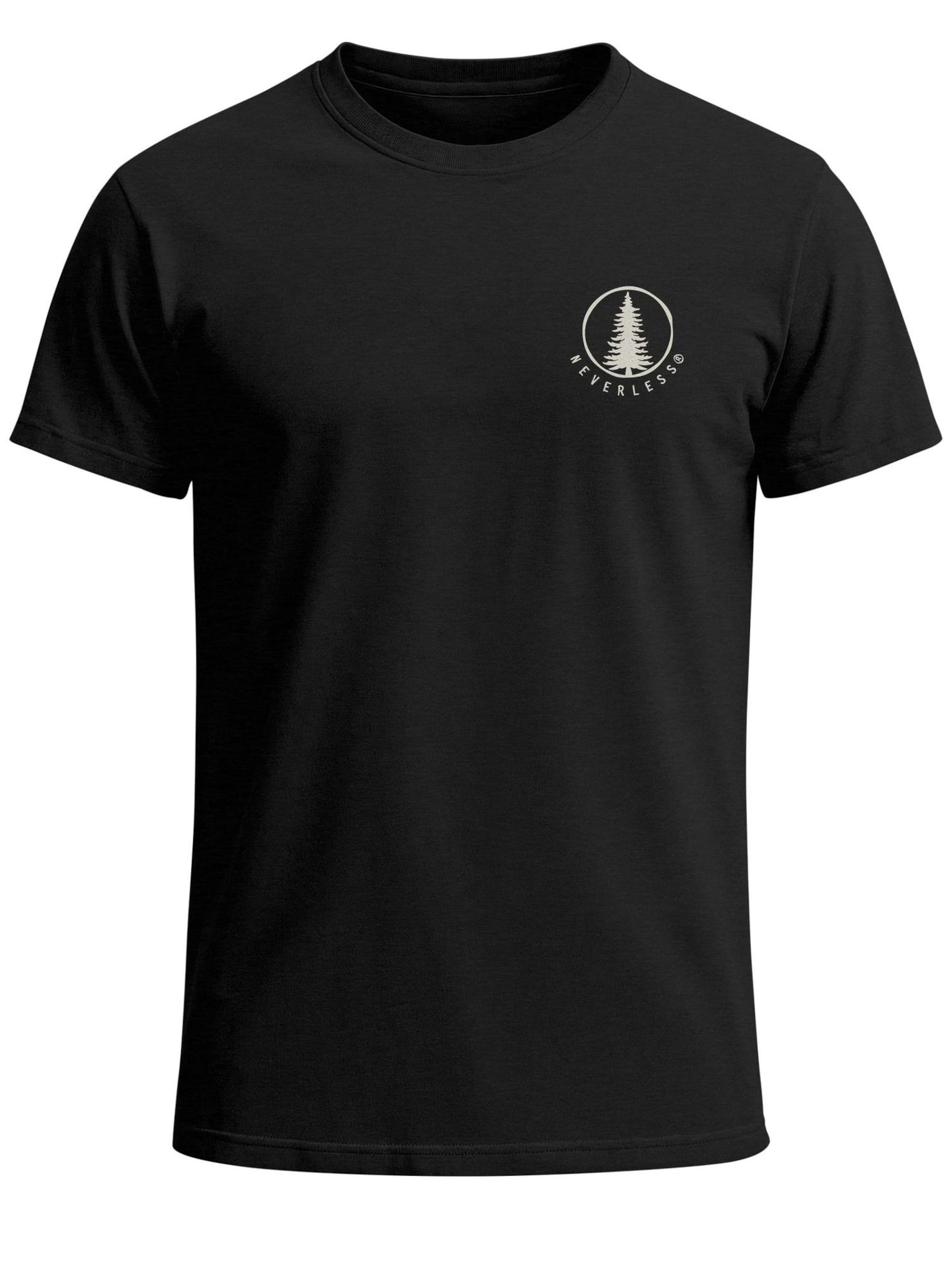 

Neverless Футболка 'Tree' в черном цвете