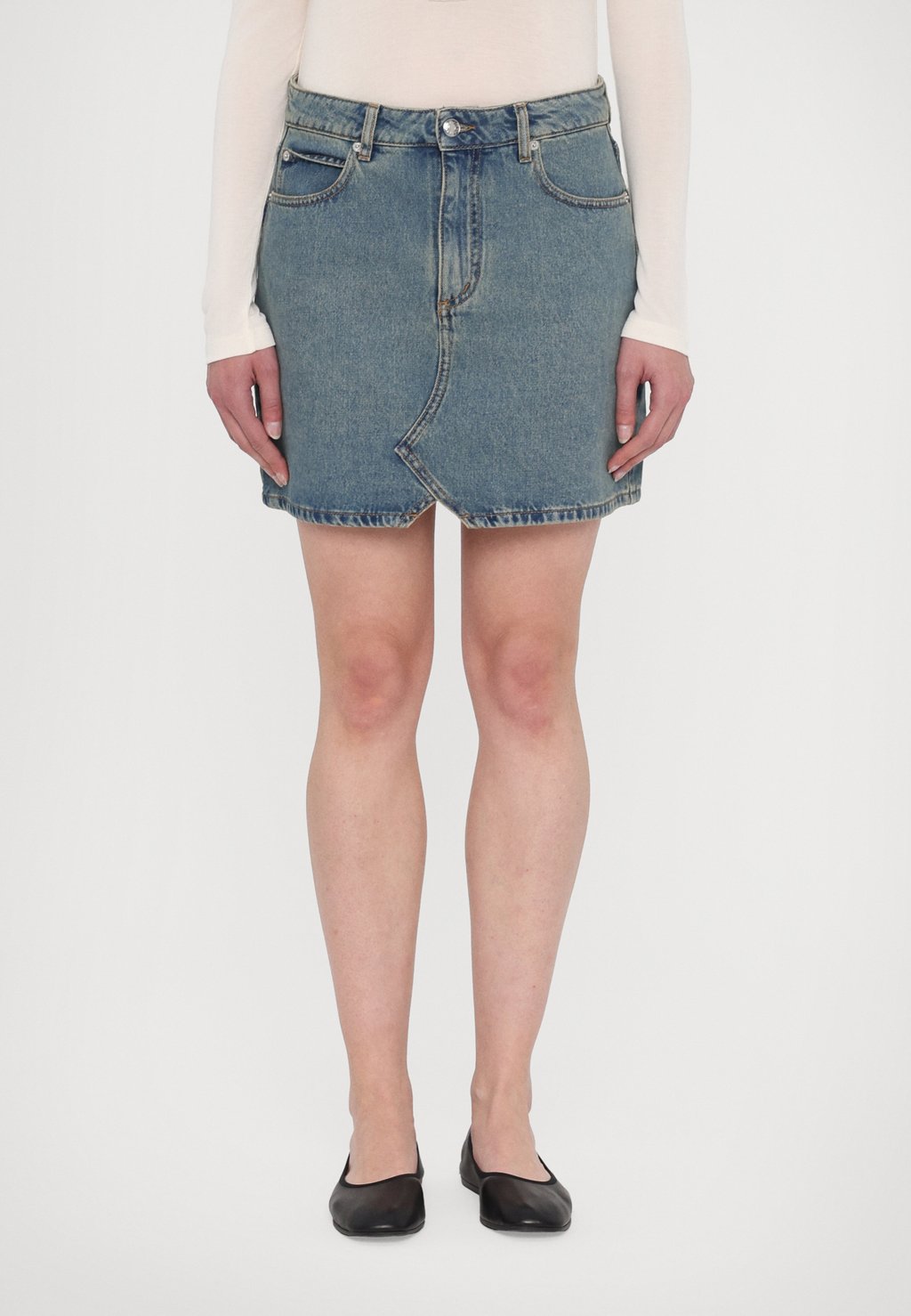 

Мини-юбка JUICE - Denim skirt Zadig & Voltaire, светло-голубой