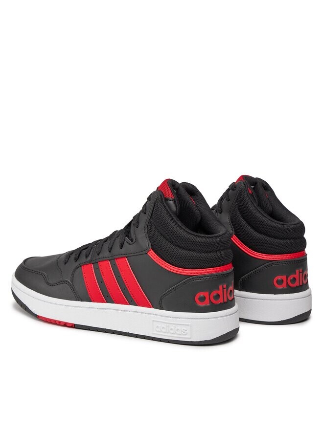 Кроссовки Hoops 3.0 Mid adidas, черный — фото 3