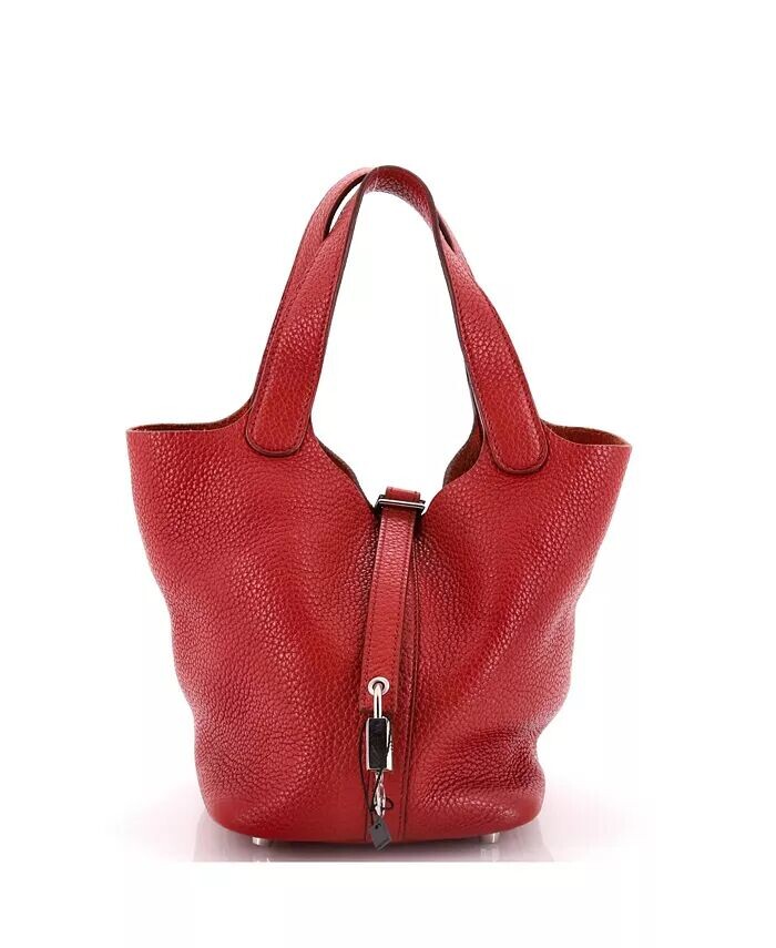 

Сумка-замок PM Picotin Clemence Pre-Owned HERMÉS, красный