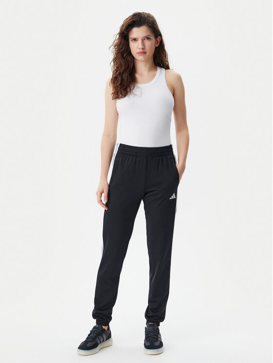 Спортивные брюки обычного кроя Tricot 3-Stripes JF3383 Adidas, черный — фото 3